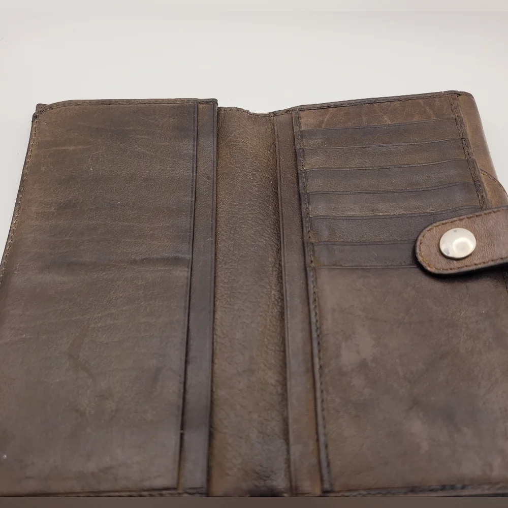 Christian Dior Vintage Denim Long Wallet